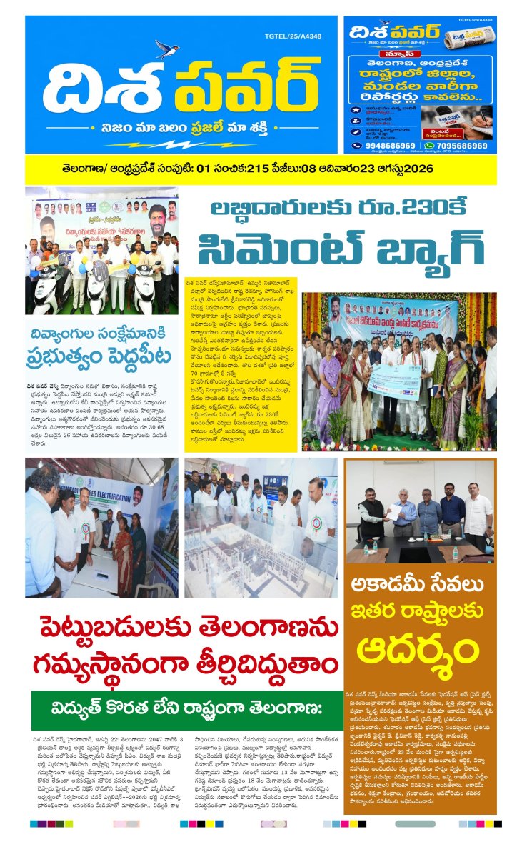 Cover of Dhisa power news