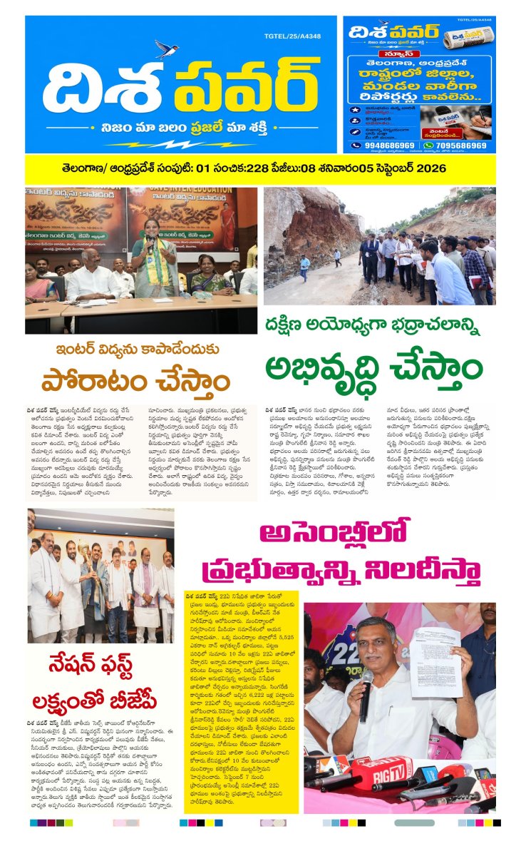 Cover of Dhisa power news