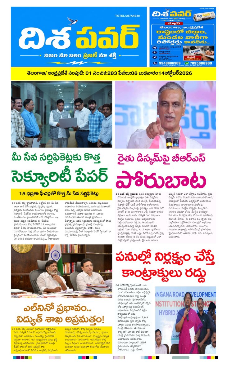Cover of Dhisa power news